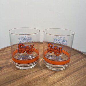 Vintage 80s - Syracuse Orange- 10 Years of Big East Basketball - Set of 2